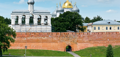 Вид на Новгородский кремль