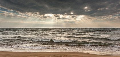 Вид на пляж Сабаудии