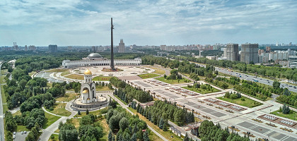 Памятник Победы. Парк Победы на Поклонной горе