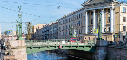 Вознесенский мост в Санкт-Петербурге, канал Грибоедова