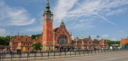 Железнодорожная станция в Гданьске