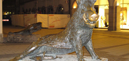 Мюнхен, любимая скульптура туристов