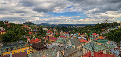 Крыши Банска Штявницы, Словакия