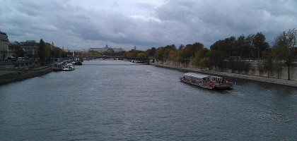 Сена осенью, Париж
