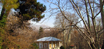 Панорама музея-заповедниа Саадабад в Тегеране