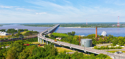 Хабаровский мост через Амур, Хабаровск