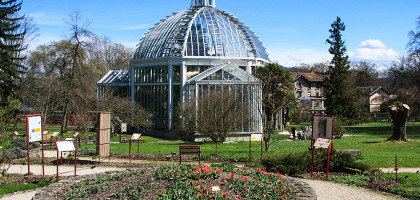 Ботанический сад Женевы, теплица