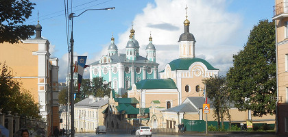 Успенский собор, дорога, Смоленск