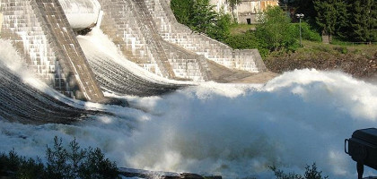 Пуск воды на водоскате Иматранкоски, Иматра