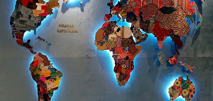 Модная карта мира в Музее моды Снегурочки