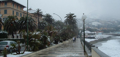 Набережная зимой, Аренцано