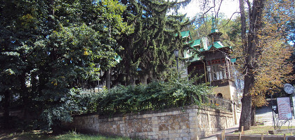 Вид на дом Шаляпина в Кисловодске