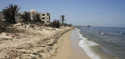 Пляж на тунисском курорте Монастир