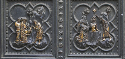 Баптистерий Сан-Джованни, фрагмент южной двери