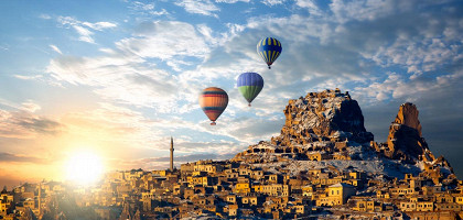 Воздушные шары над Каппадокией