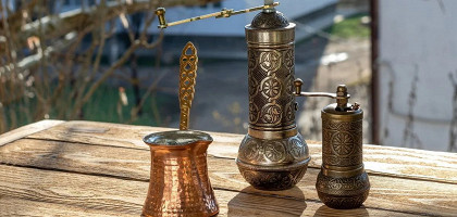 Старинные кофейные мельницы Турции
