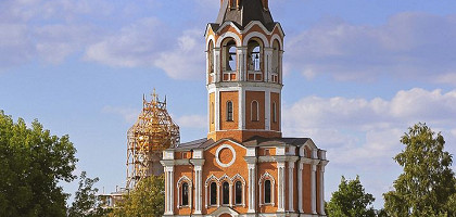 Зосимова пустынь, колокольня монастыря с надвратным храмом во имя Рождества Иоанна Предтечи