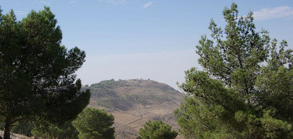 Вид на гору Нево в Иордании