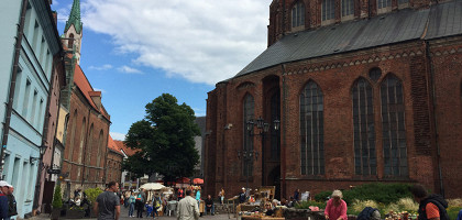 Сувенирные лавочки в самом центре Риги