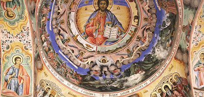 Рильский монастырь, фрески в главной церкви