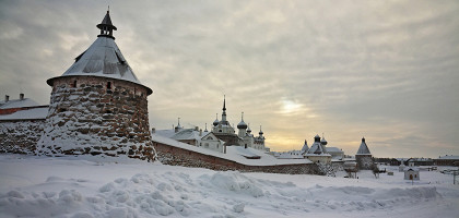 Виды Соловецкого монастыря, Россия