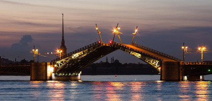 Развод моста, Санкт-Петерубрг