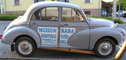 Реклама музея в Хевизе