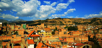 Город Хуараз в Перу