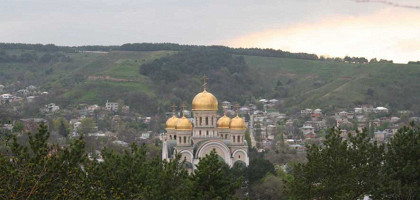 Вид с обзорной площадки, Кисловодск
