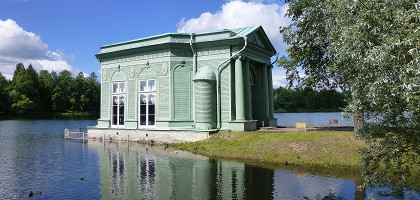 Павильон Венеры на острове Любви в Гатчине
