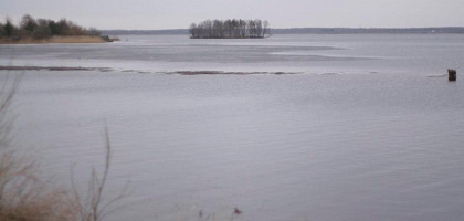 Река Шексна, разделяющая Белозерск и Кириллов