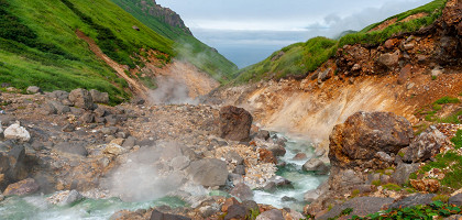 Юрьевские горячие источники, Курильские острова