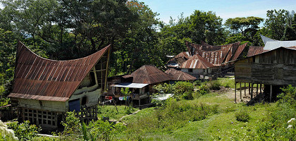 Батакская деревня, Суматра