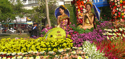 Парад цветов в Таиланде