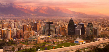 Панорамный вид на Сантьяго