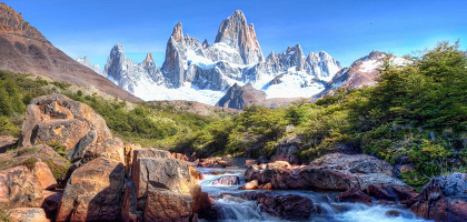 Вершина Фицрой в Патагонии, Аргентина