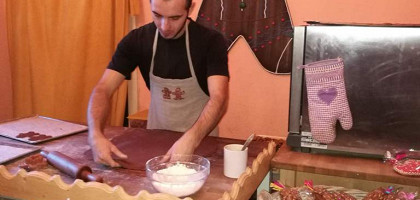Продажа вкусных пряников на улицах Праги