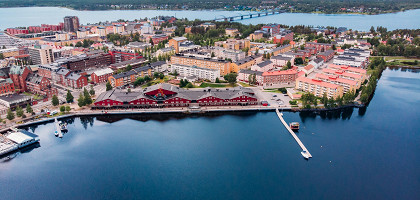 Лулео, Швеция. Панорама города
