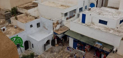 Вид на улицы Хаммамета, Тунис