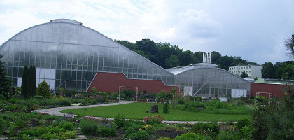 Ботанический сад в Теплице, оранжееря