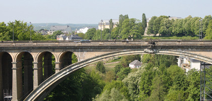 Вид на мост Адольфа, Люксембург