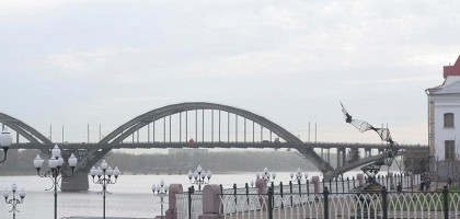 Мост через Волгу в Рыбинске