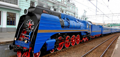 Локомотив транссибирского экспресса «Золотой Орел»