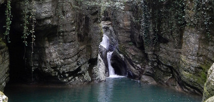 Агурский водопад нижний, Хостинский район рядом с Мацестой