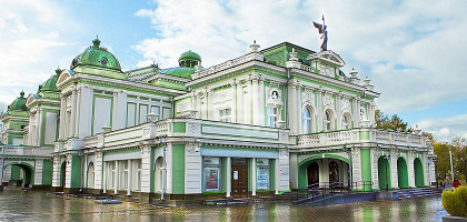 Омский академический театр драмы, панорама
