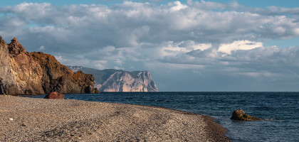 Яшмовый пляж, мыс Фиолент, Крымский полуостров
