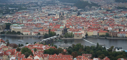 Вид на Карлов мост, Прага