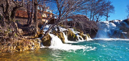 Река Зрманя близ Задара, Хорватия