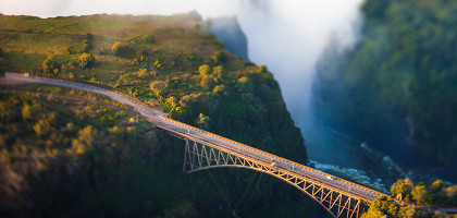 Мост у водопада Виктория, Замбия