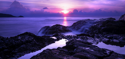 Пляж Патонг, закат